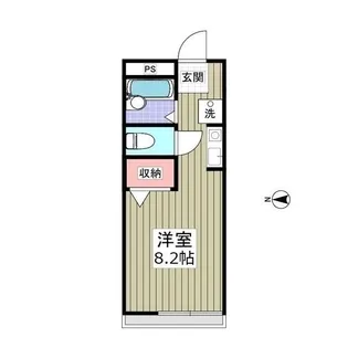 ボナール関【2階】の間取り