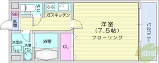 プレベール【3階】の間取り