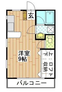 メゾン・ボ・ベル・ヤギ【2階】の間取り