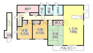 ドーマ櫛原(2階)【2階】の間取り