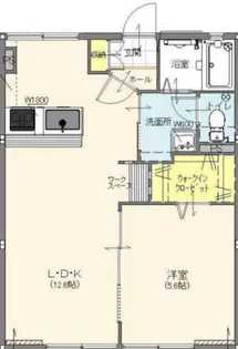 シティハイムYSKI【1階】の間取り