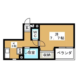 れ’すぱあすII【3階】の間取り