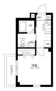 ウェルスクエア蒲田EAST【1階】の間取り
