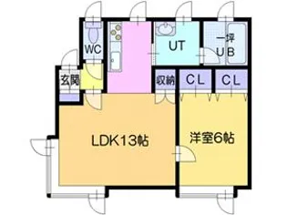 ボヌール10【2階】の間取り