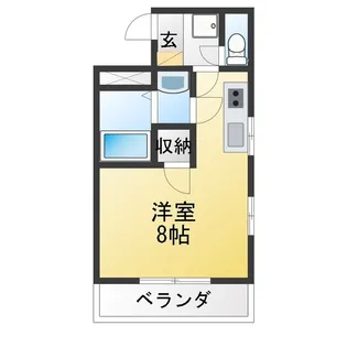 大野ハイムB【3階】の間取り