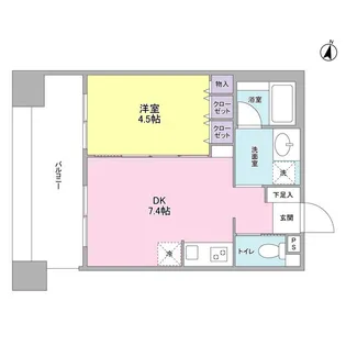 ネオマイム文京音羽【2階】の間取り