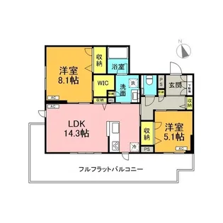 メゾン プルミエール【2階】の間取り
