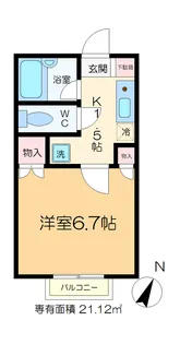 リブレリー瑞江【2階】の間取り
