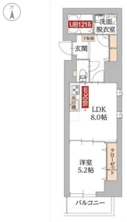 ロッソ ペレンネ【2階】の間取り