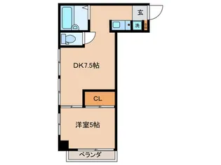 岩間ビル【4階】の間取り