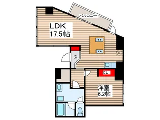 オルハレ【6階】の間取り