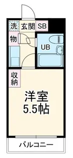 クリオ根岸弐番館【4階】の間取り