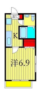ルピナス町屋【2階】の間取り