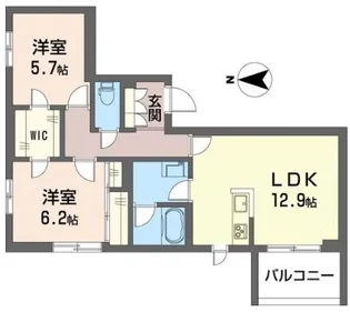 ヒルトップ深沢【3階】の間取り