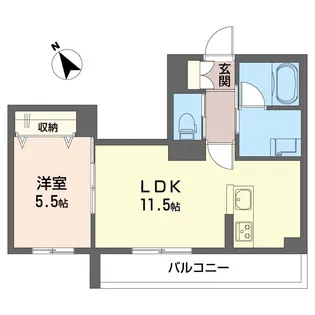 アンビシア【3階】の間取り