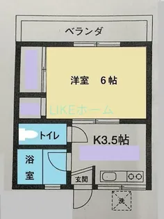 ハーベスト西船【2階】の間取り