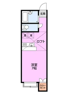 アメニティ城北【2階】の間取り