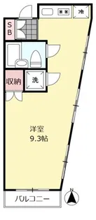 カサブローテ【3階】の間取り
