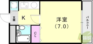 大手ビル【4階】の間取り