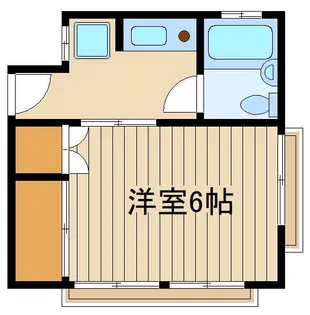 中村アパート【2階】の間取り