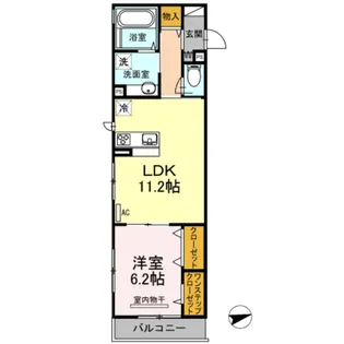 ラフィーネ【2階】の間取り