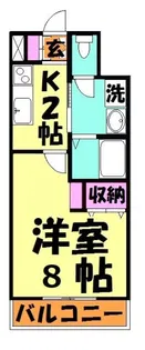 NK氷川マンション【10階】の間取り