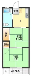 パールハイツ【2階】の間取り