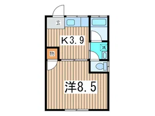 さくらハイツ【1階】の間取り