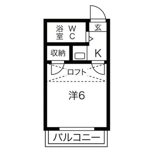 パレス大江【2階】の間取り