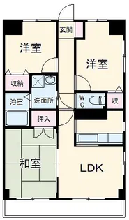 ローヤルヒルズ【3階】の間取り