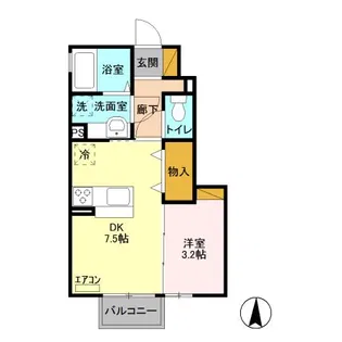 クレストコートT I【1階】の間取り