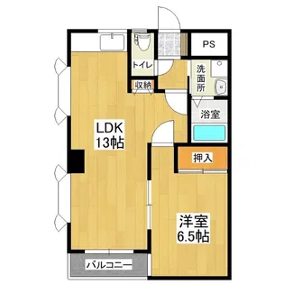 アルファレジデンス今泉【5階】の間取り