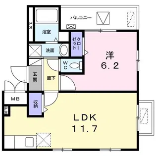 BLANCA東池袋【4階】の間取り