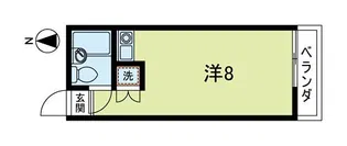 エルムハイツ【1階】の間取り