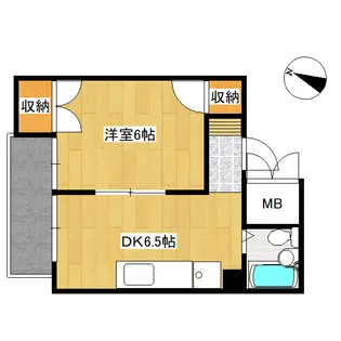 コーポ植田【4階】の間取り
