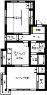 ニューハイツ東武【1階】の間取り