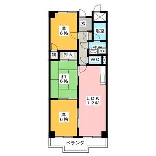 第3高杉マンション【3階】の間取り