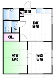 サンパレス8【1階】の間取り