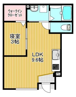 グランツ小前田【1階】の間取り