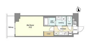 フレシア祐天寺【3階】の間取り