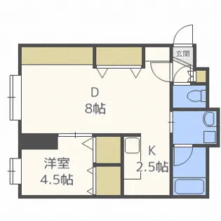 ルア・ルミノーサ【3階】の間取り