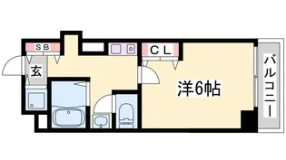 中山手ミオ壱番館【4階】の間取り