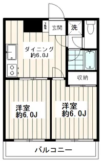 サンライズ末広I【2階】の間取り