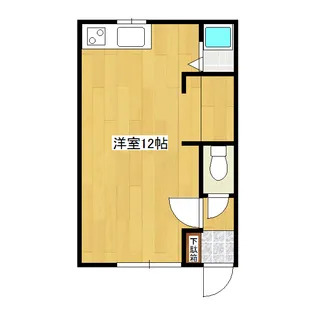 ホワイトハイツ【1階】の間取り