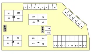 ルナ・ポート21 B【1階】の地図