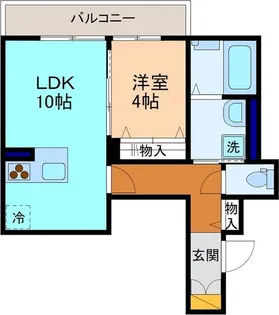 カーサ デル ソルII【1階】の間取り