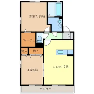 ラピュタ【2階】の間取り