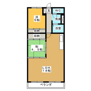 メゾンエクセル大手【1階】の間取り