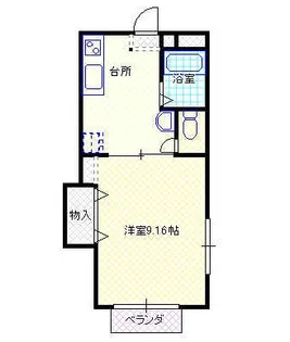 新谷ハイツ【2階】の間取り