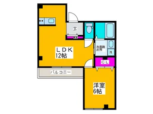 DS羽衣【2階】の間取り